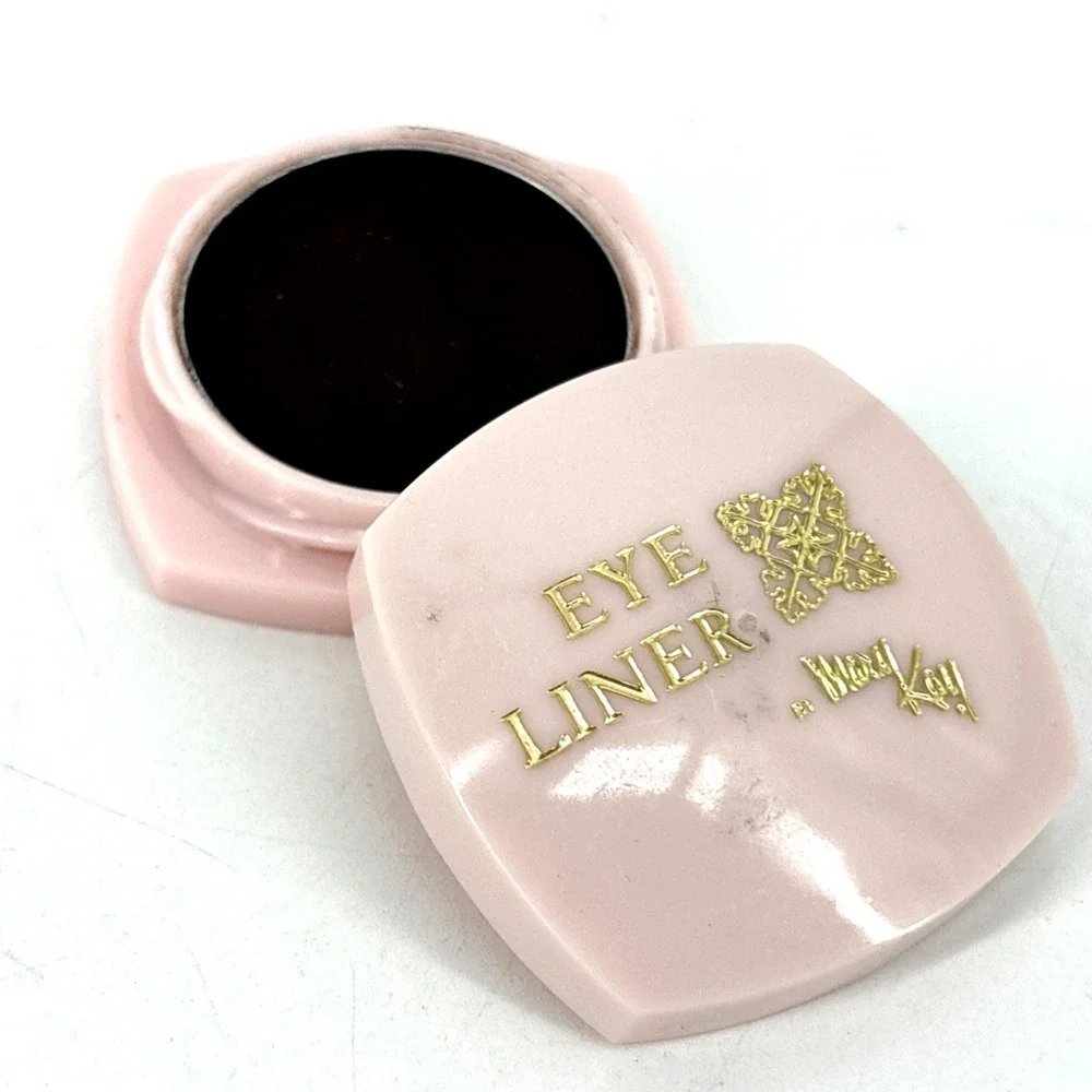 Vintage MARY KAY BROWN Cake Eye Liner W/Twist Off Lid 1/16 Oz New